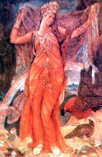 The goddess, Ishtar